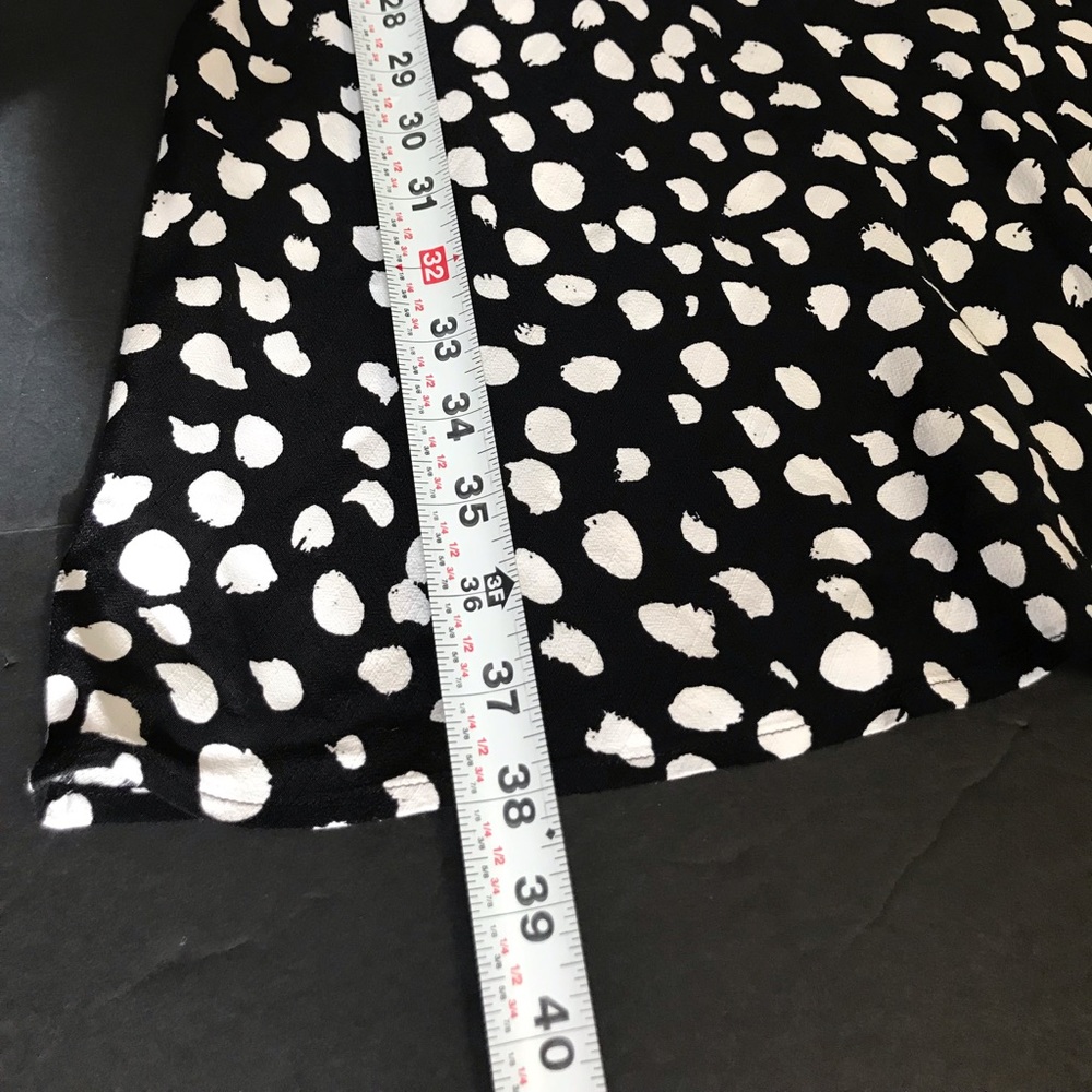 NWT Loft dress size L short sleeve black white - Picture 5 of 7